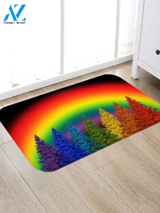 Christmas Rainbow Tree CLH091097D Doormat
