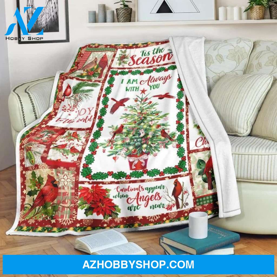 Christmas Red Cardinal Fleece Blanket Cardinal Memory Gift For Family,Birthday,Christmas,Friends,Couple Gift Home Decor Bedding Couch Sofa Soft and Comfy