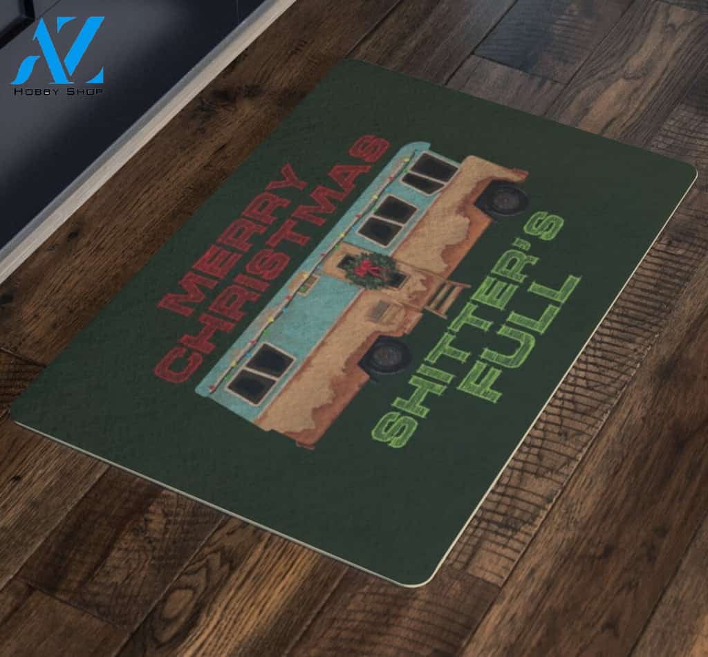 Christmas Shitter's Full Doormat Indoor And Outdoor Mat Entrance Rug Sweet Home Decor Housewarming Gift Gift For Friend Family Stem Feminist