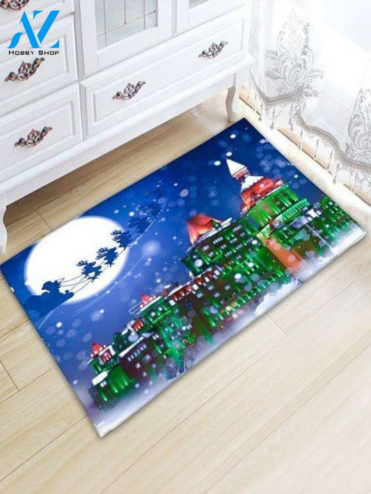 Christmas Sled Building CLH0910105D Doormat