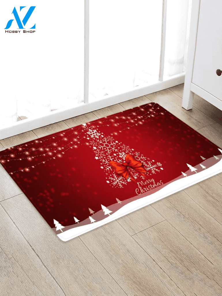 Christmas Snowflake Tree CLH0910113D Doormat