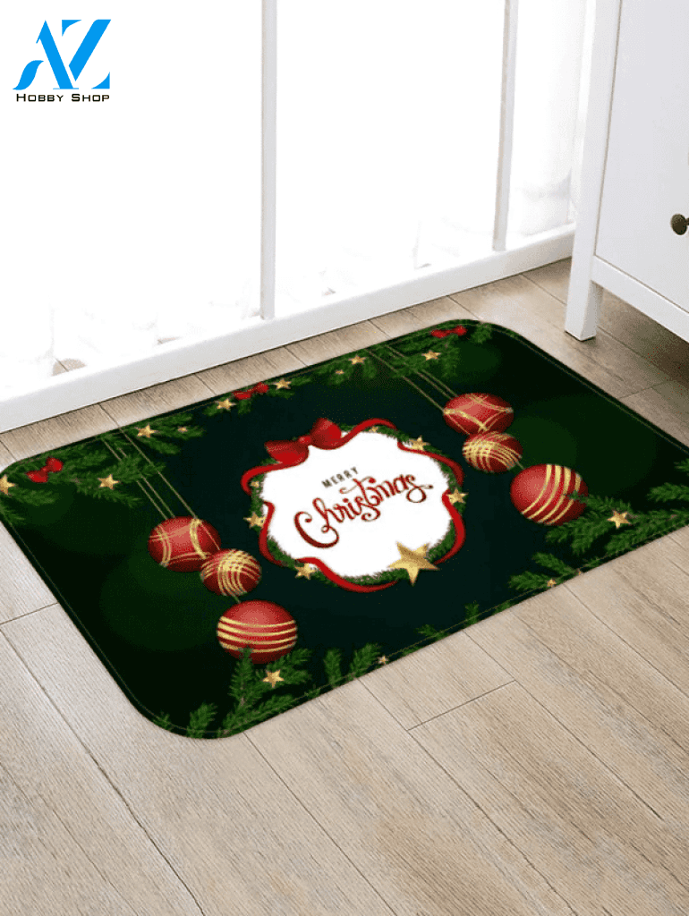 Christmas Stars Balls CLH0910129D Doormat