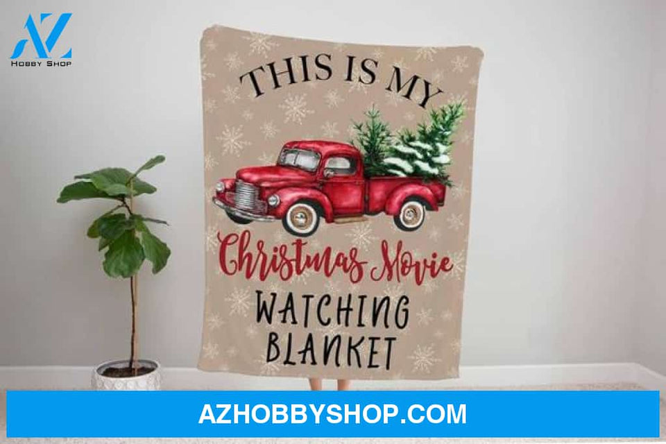 Christmas This Is My Christmas Movie Fleece Blanket Gift For Family,Birthday,Christmas,Children,Parents,Couple,Gift Home Decor Bedding Couch Sofa Soft and Comfy