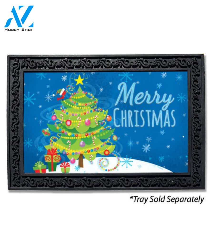 Christmas Tree Doormat - 18" x 30"