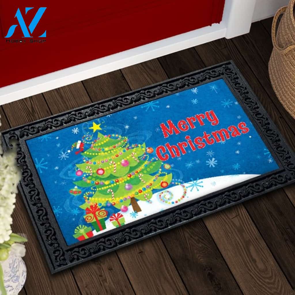 Christmas Tree Doormat - 18" x 30"
