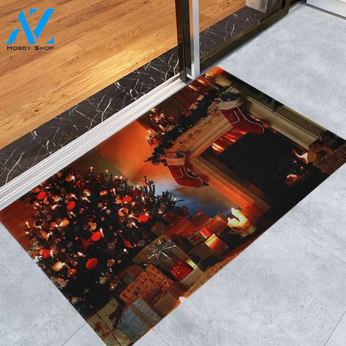 Christmas Tree Fireplace CLH0910146D Doormat