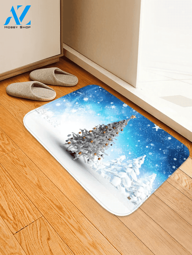 Christmas Tree In Snow CLH0910149D Doormat