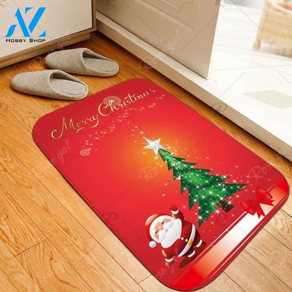 Christmas Tree Santa Claus CLH0910150D Doormat