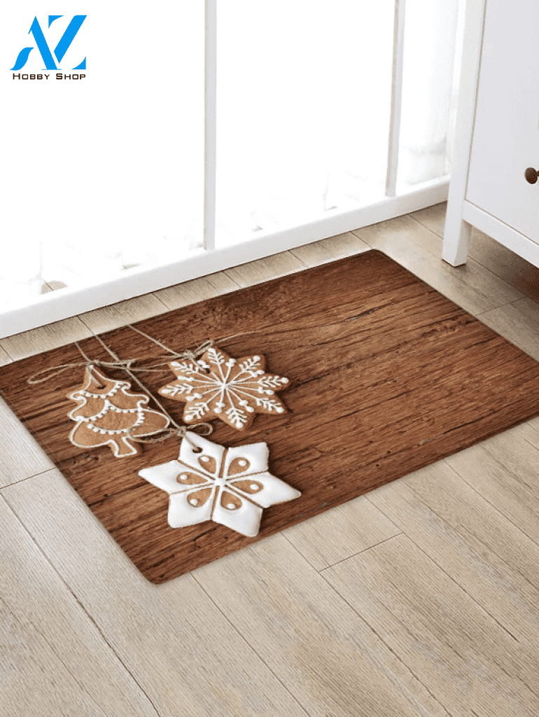 Christmas Tree Snowflake Wooden CLH0910153D Doormat