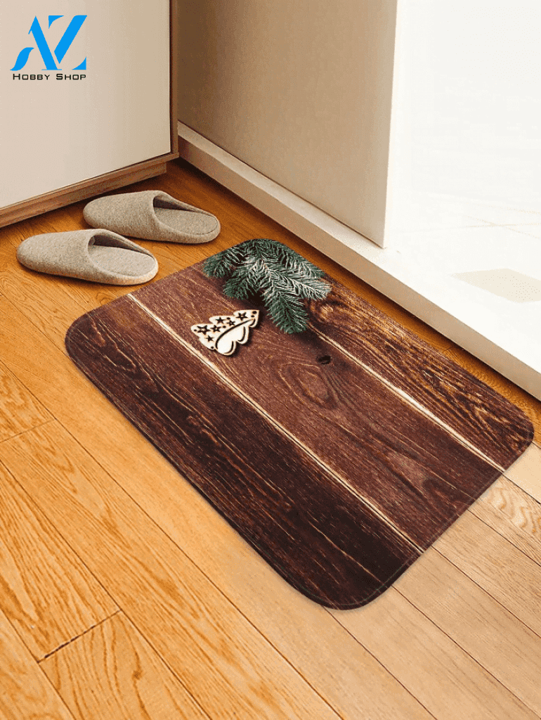 Christmas Tree Wooden CLH0910156D Doormat