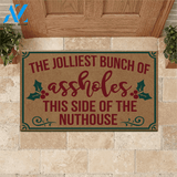 Christmas Vacation Doormat Jolliest Bunch of Assholes | Welcome Mat | House Warming Gift