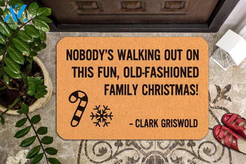 Christmas Vacation Old-fashioned Family Doormat Home Decor – Doormat
