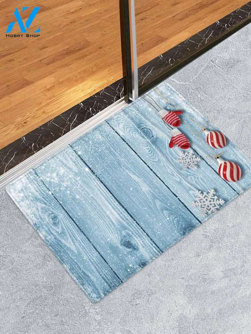 Christmas Wood Grain CLH0910159D Doormat