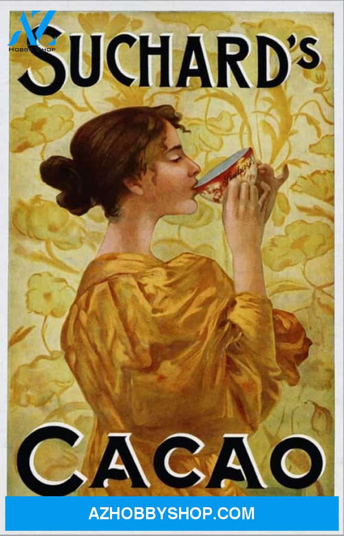 Circa 1905 Belgian For Suchard's Cacao Canvas And Poster, Wall Decor Visual Art, My Poster Wall