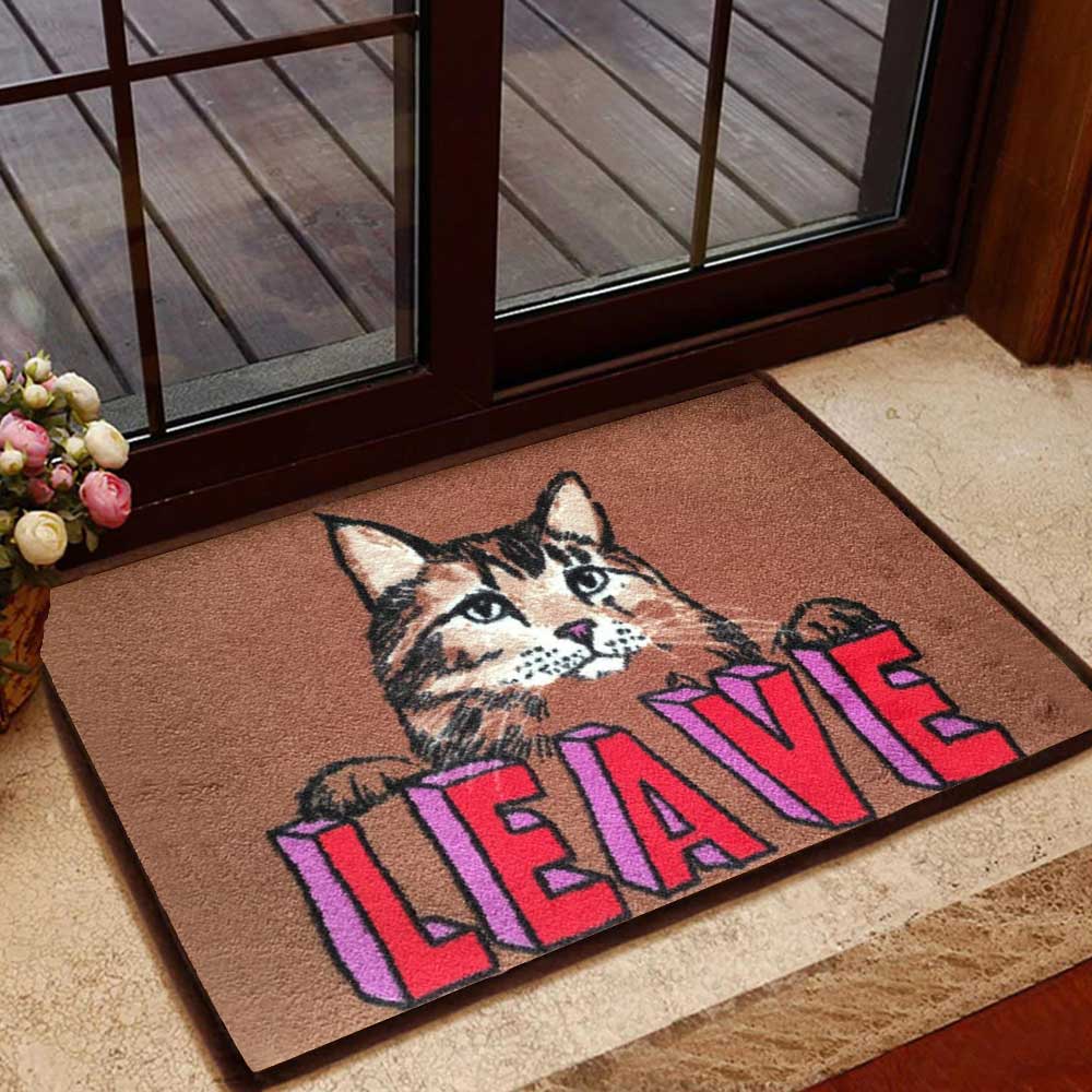 LEAVE Cat Doormat
