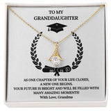 Class of 2023 Graduation Jewelry Gift For Granddaughter- Alluring Beauty Necklace