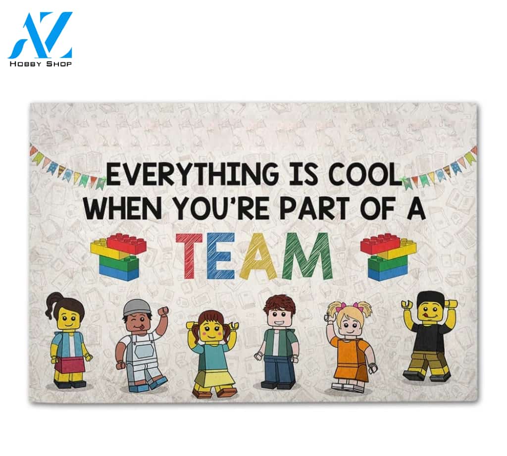 Classroom Everything Is Cool Doormat Indoor And Outdoor Mat Entrance Rug Sweet Home Decor Housewarming Gift Gift For Classroom Friend Family Stem Feminist