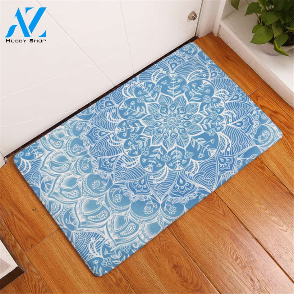 Cloudy Mandala Door Mat