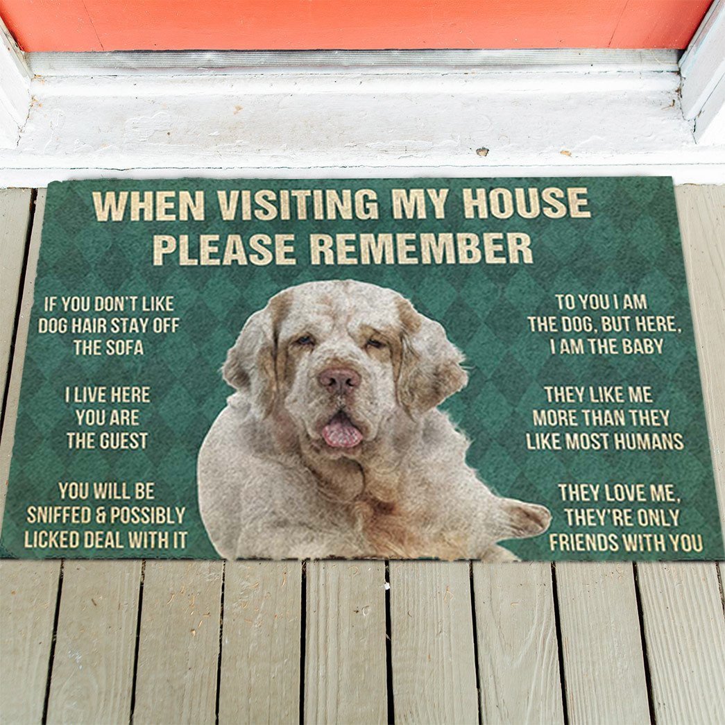 Clumber Spaniel's Rules Doormat