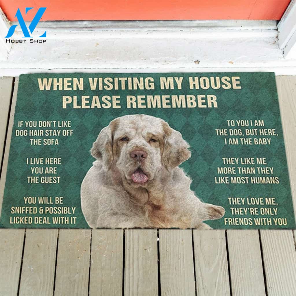 Clumber Spaniel's Rules Doormat