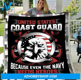 Coast Guard Veteran - Veteran Blanket