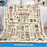 Coffee Fleece Blanket