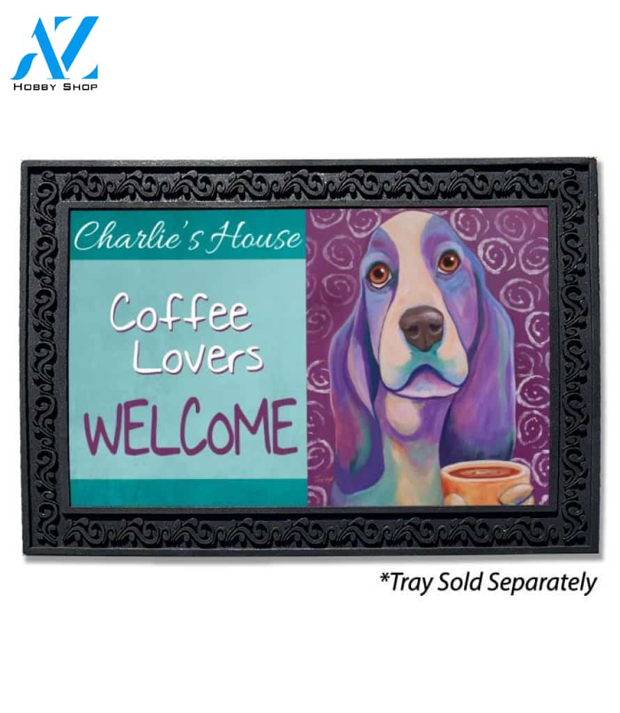Coffee is Mandatory Personalized Doormat - 18" x 30"