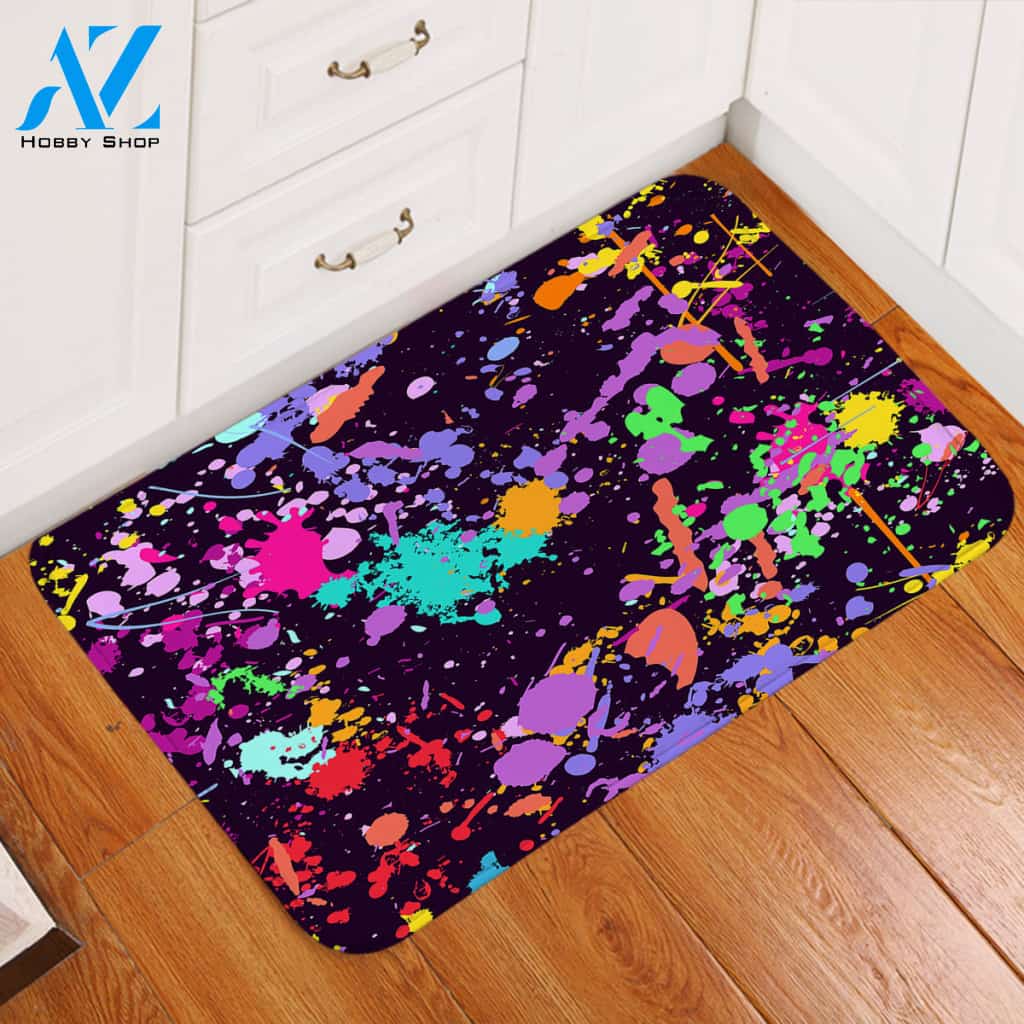Color Attack Door Mat