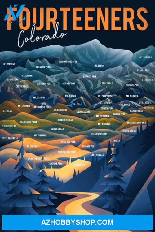 Colorado Fourteeners Mountain Range And Names