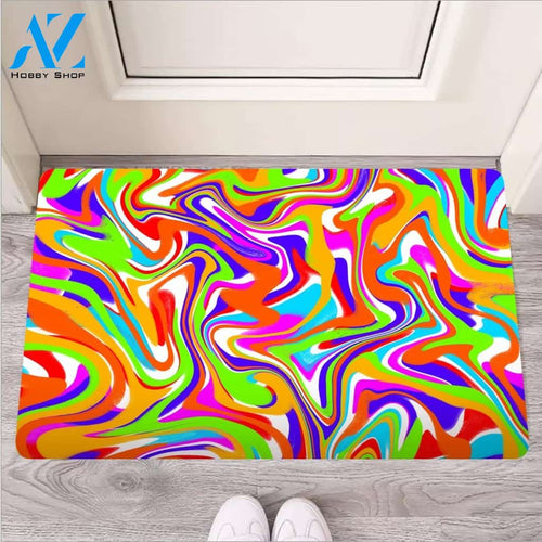 Colorful Abstract Door Mat