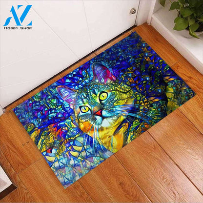 Colorful Cat Doormat