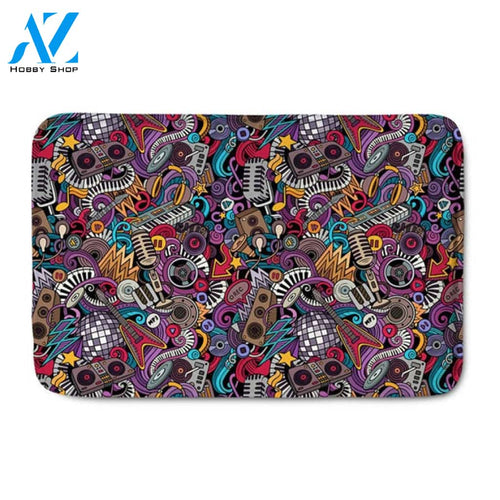 Colorful Music Doormat