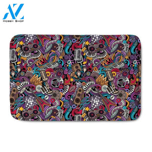 Colorful Music Doormat