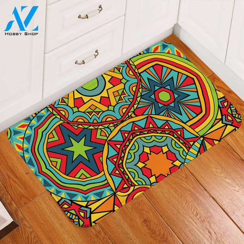 Colorful Pattern Door Mat