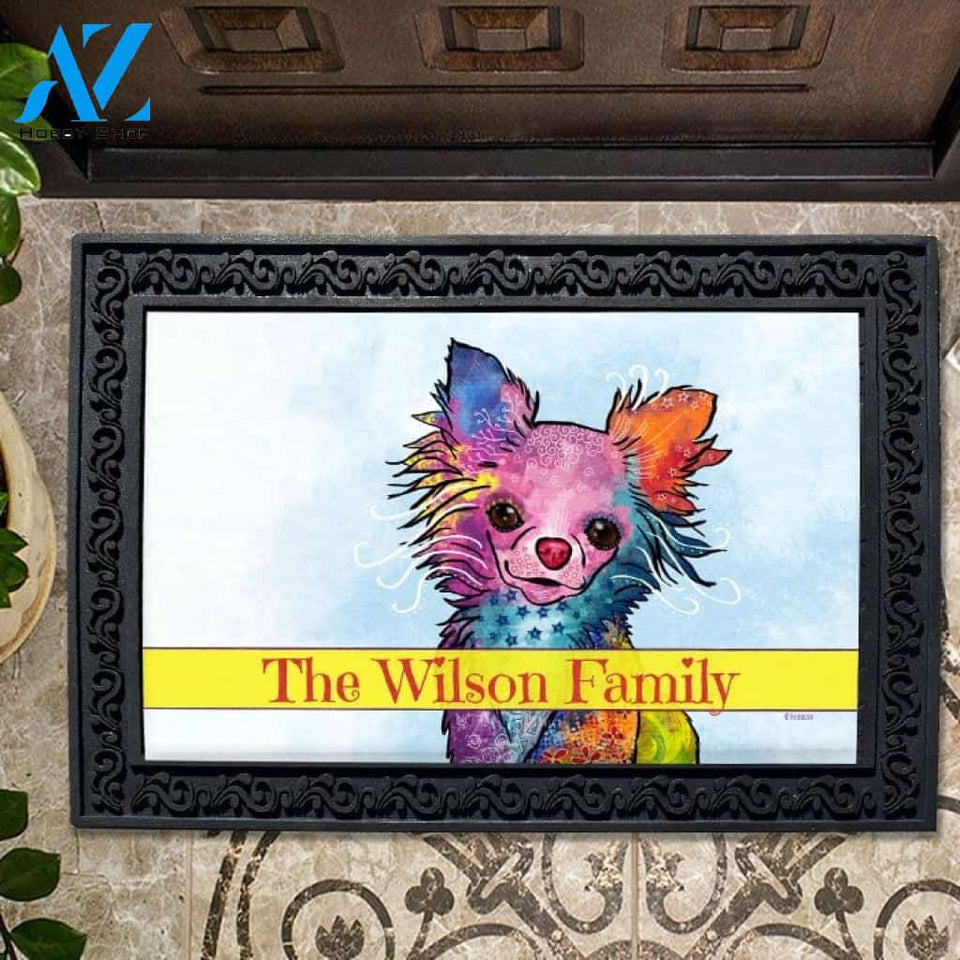 Colorful Pets Chihuahua Personalized Doormat - 18" x 30"