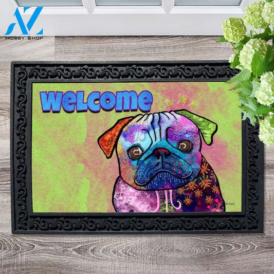 Colorful Pets Pug Doormat - 18" x 30"