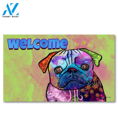 Colorful Pets Pug Doormat - 18" x 30"