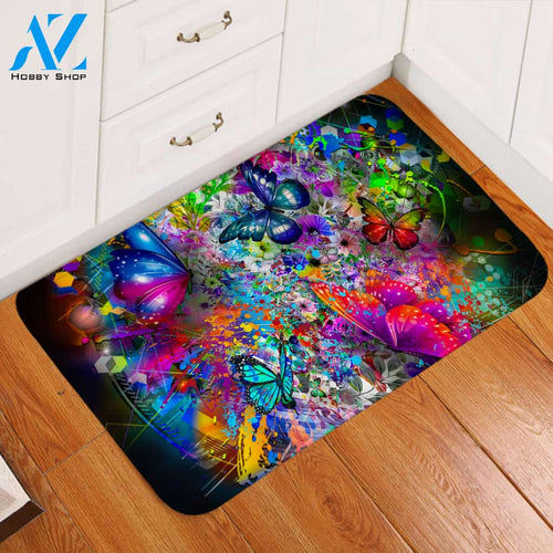 Colors & Butterflies Chaotic SWDD1646 Door Mat