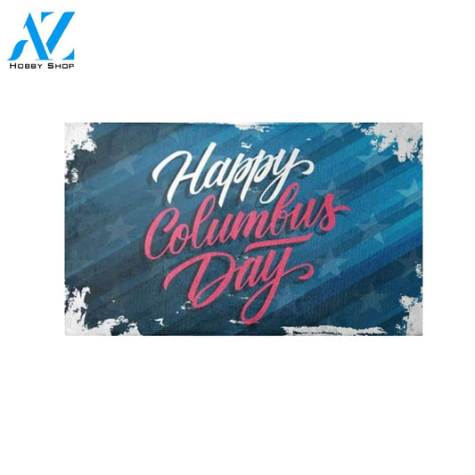 Columbus Day Entrance Door Mat Indoor Home Decorative Floor Mat Doormat Welcome Mat House Warming Gift Home Decor Funny Doormat Gift Idea