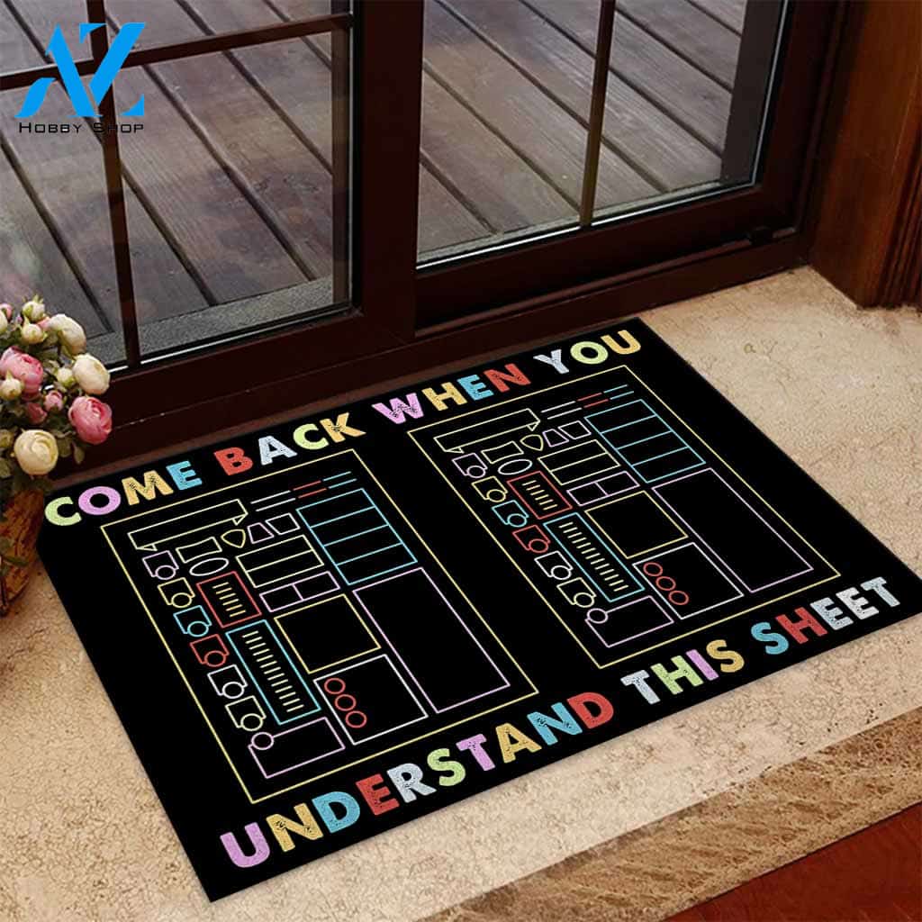 Come Back When You Understand - Tabletop Role-playing Game (RPG) Doormat