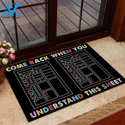 Come Back When You Understand - Tabletop Role-playing Game (RPG) Doormat