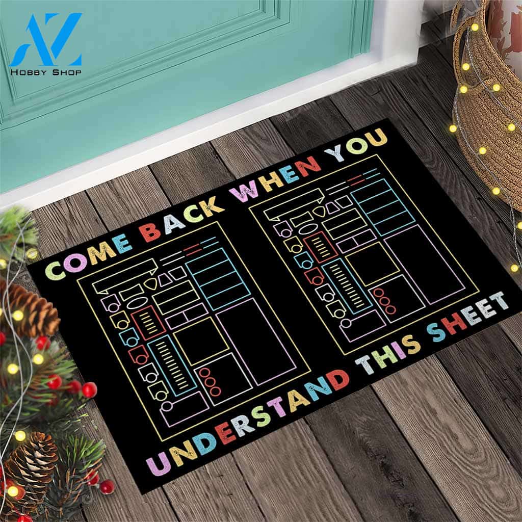 Come Back When You Understand - Tabletop Role-playing Game (RPG) Doormat