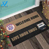 Come Home Safe - Paramedic Coir Pattern Print Doormat