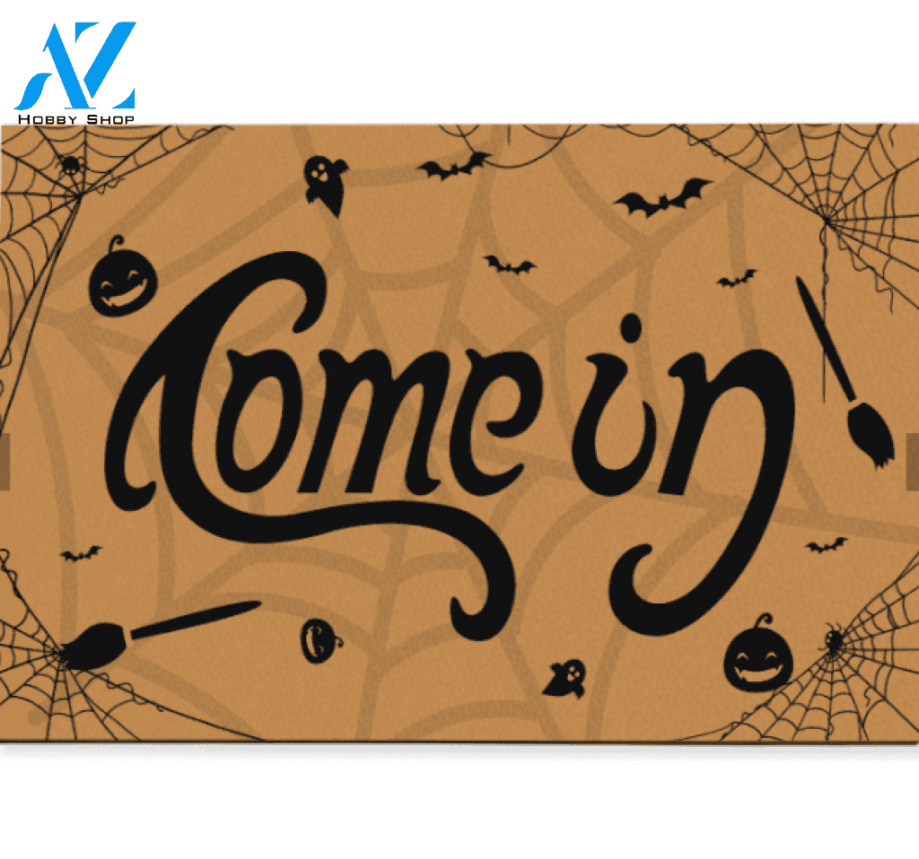Come In Then Go Away Funny Halloween Doormat Gift For Friend Family Home Decor Warm House Gift Welcome Mat, Birthday Gift