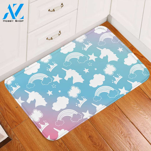 Comet Unicorn Door Mat