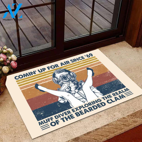Comin' Up For Air Since 69 Muff Diver Exploring The Realm Of The Bearded Clam Doormat