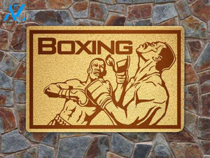 Compatible With Boxing Sport Doormat Indoor and Outdoor Doormat Housewarming Gift Sweet Home Decor Gift Gift for Boxing Lovers Sport Lovers