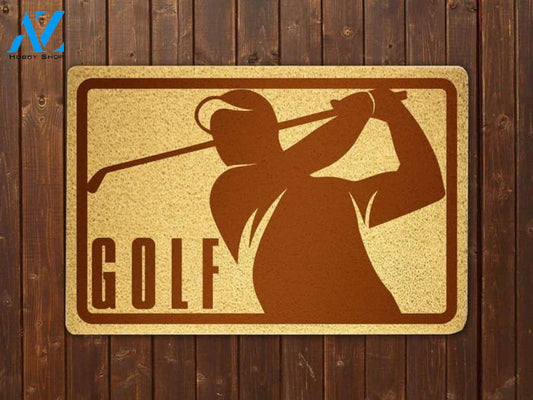 Compatible With Golf Sport Doormat Indoor and Outdoor Mat Entrance Rug Housewarming Gift Sweet Home Decor Gift Gift for Golf Lovers Sport Lovers