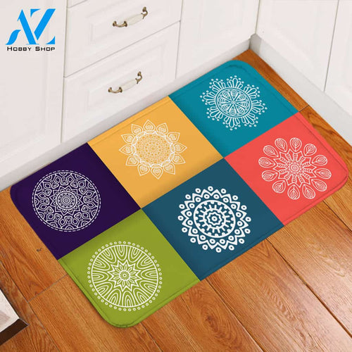 Concentric Designs Colorblocks Door Mat