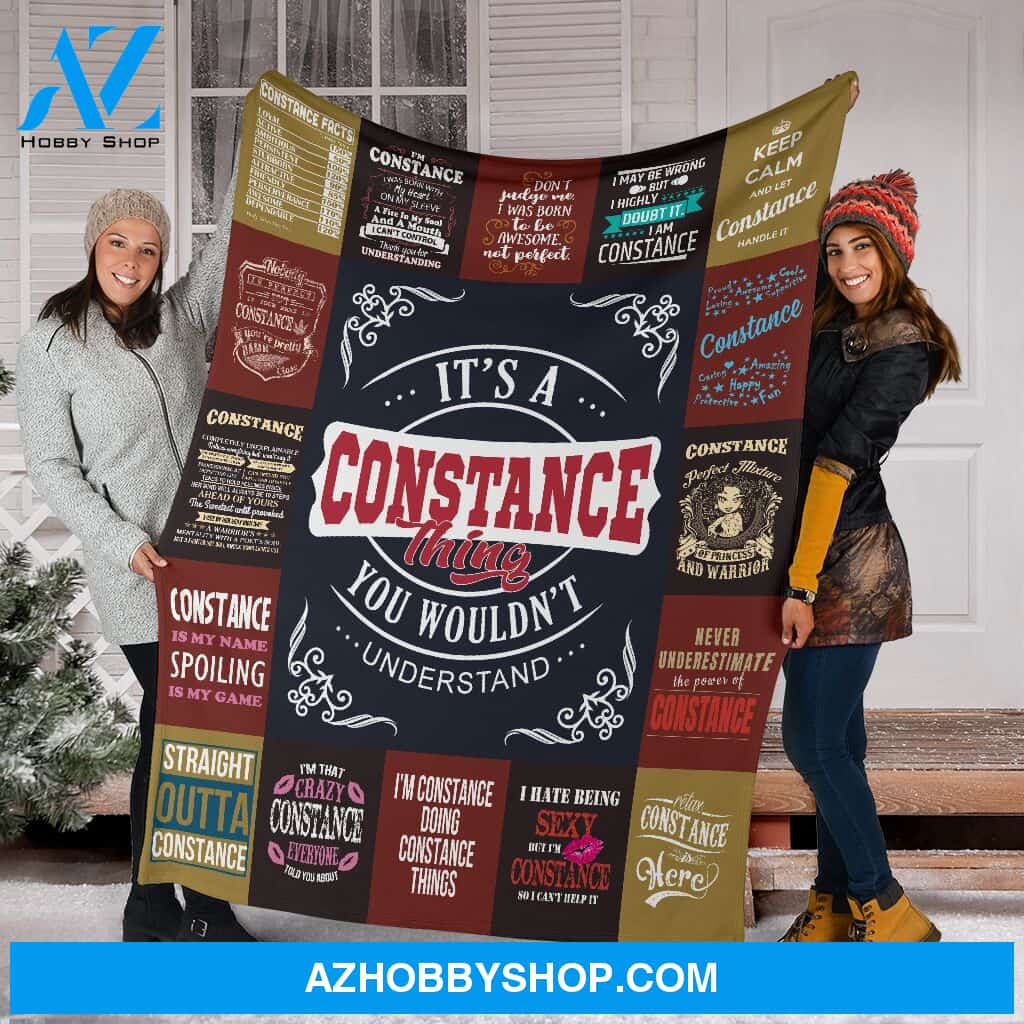 Constance Premium Fleece Blanket